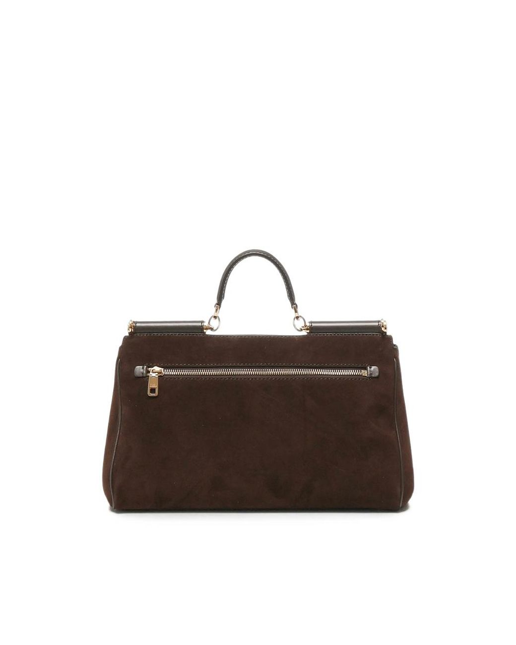 Dolce & Gabbana Brown Medium My Sicily Handbag