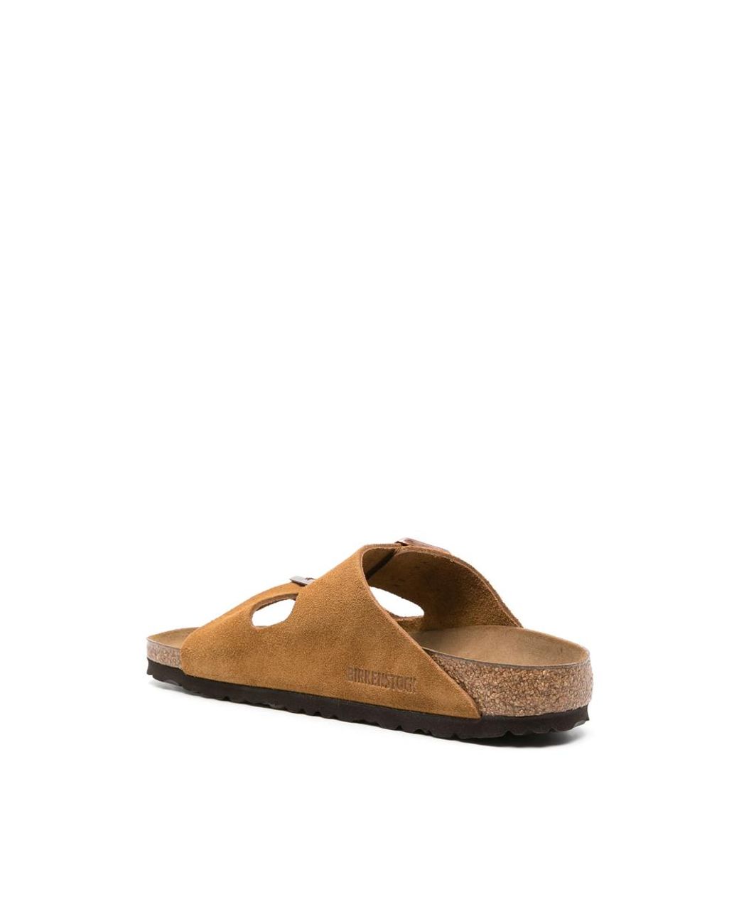 Birkenstock Brown Suede Double Buckle Sandals