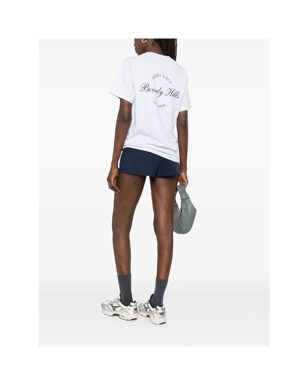 Sporty & Rich White T-Shirt Crew Neck