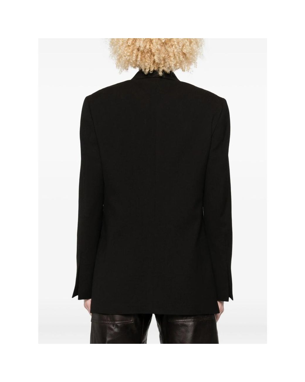 Eraldo Black Single-Breasted Blazer