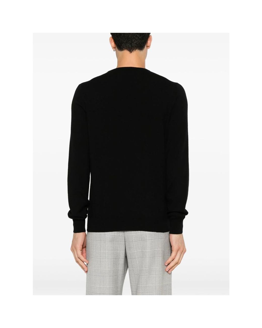 La Fileria Black Sweater for men