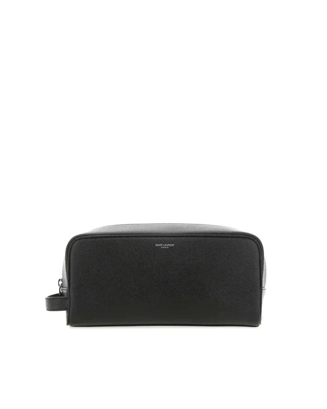 Saint Laurent Black Wash Bags for men