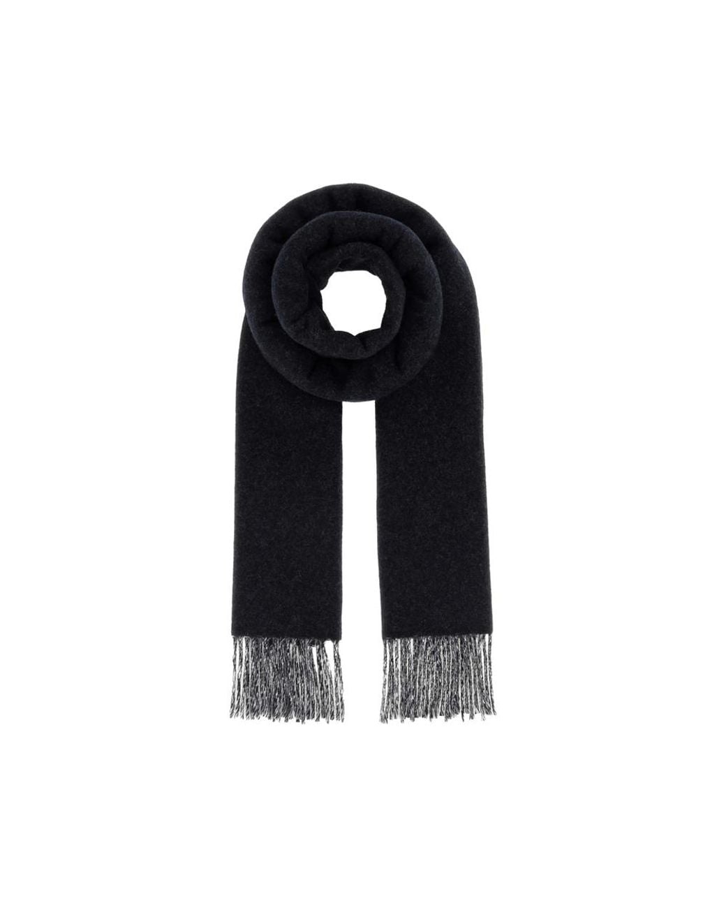 Fendi Black Sciarpa Bicolore for men
