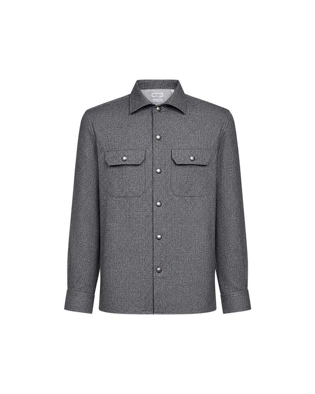 Brunello Cucinelli Gray Jackets for men