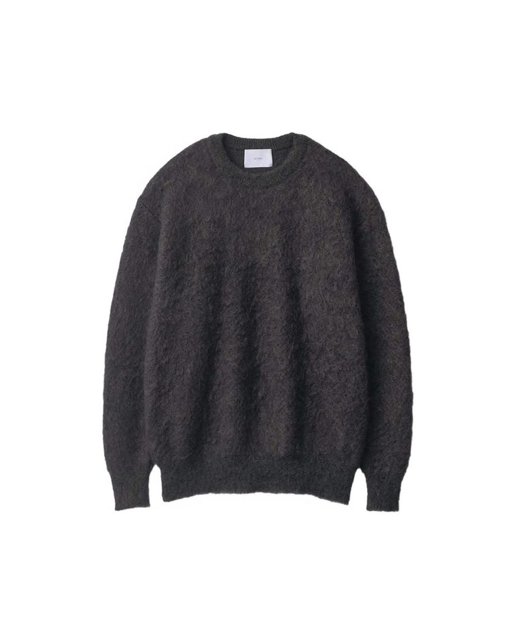 Ssstein Blue Jacquard-Knit Brushed Sweater for men