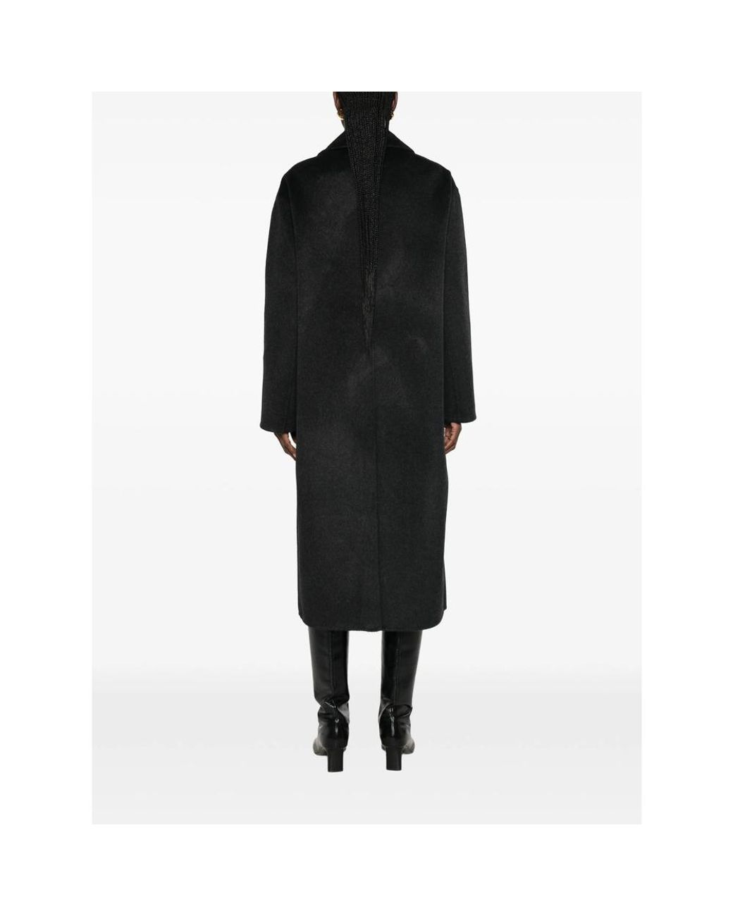 The Dynamis Studio Black Double-Breasted Coat