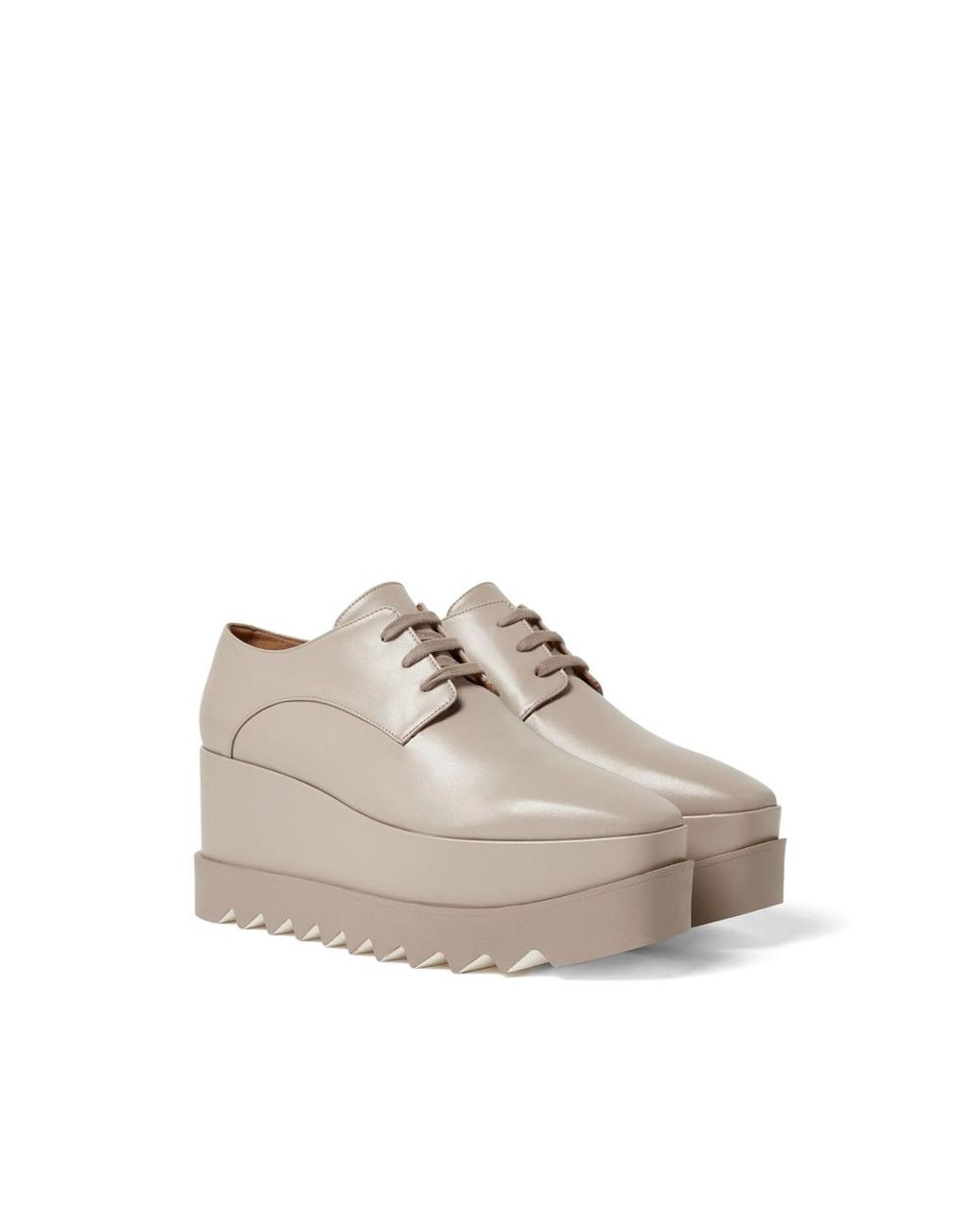Stella McCartney Gray Elyse Platform Derby Shoes