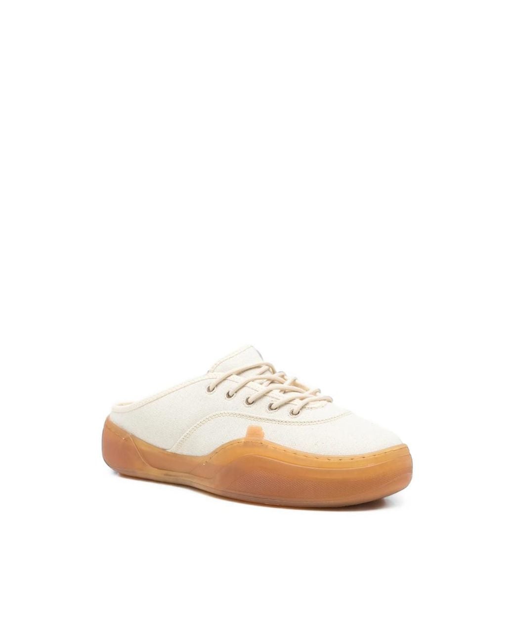 ERL Natural Lace-Up Slip-On Sneakers for men