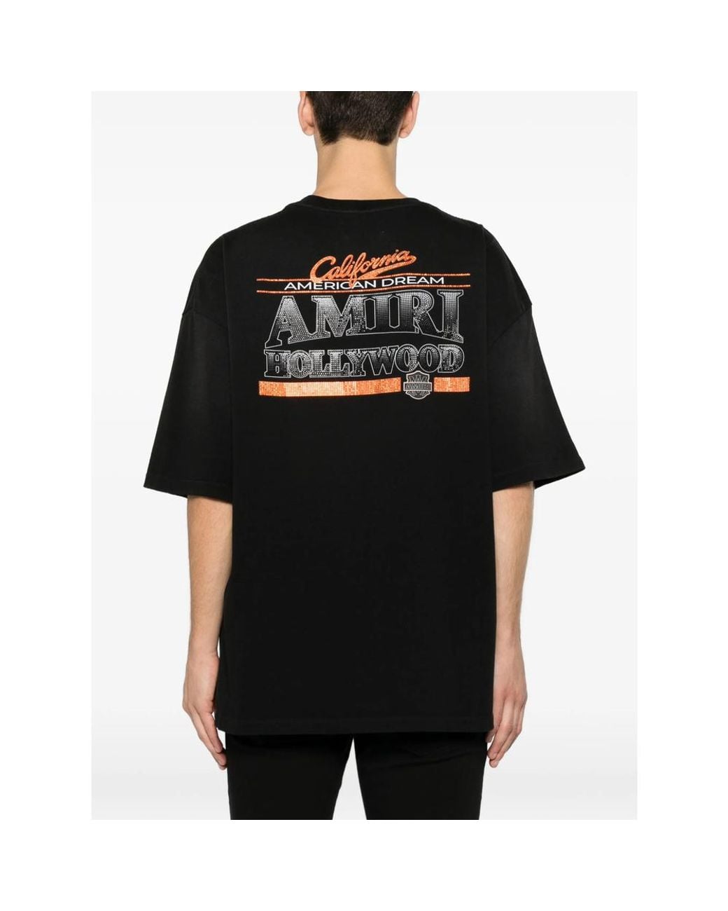 Amiri Black T-Shirt Logo for men