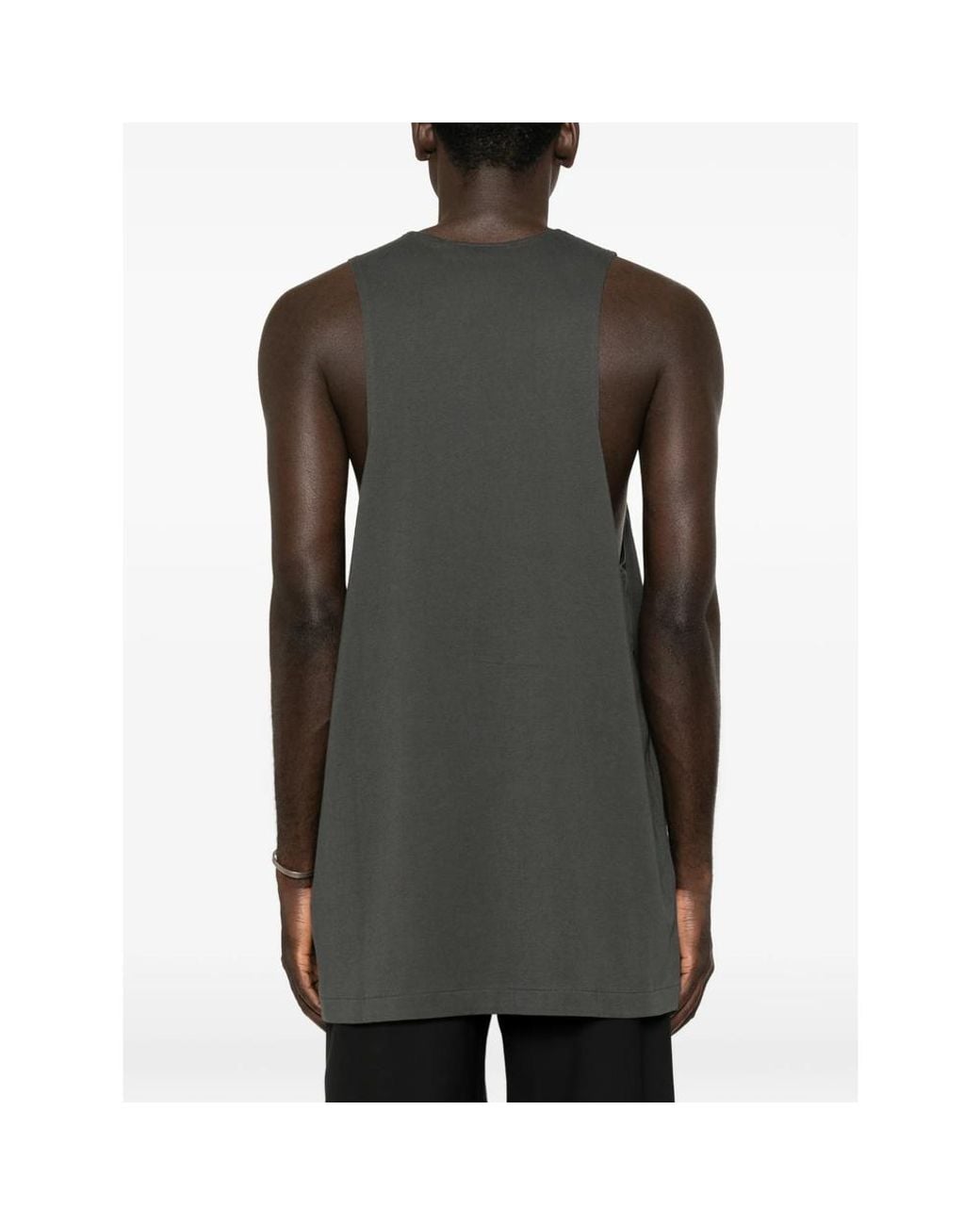 Fear Of God Black Essentials Logo-Patch Tank Top for men