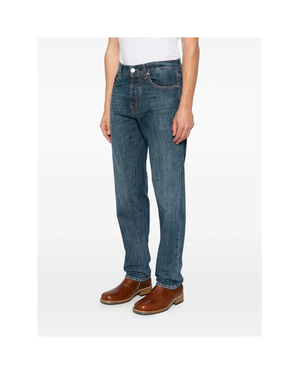 Tramarossa Blue Dante Faded Jeans for men