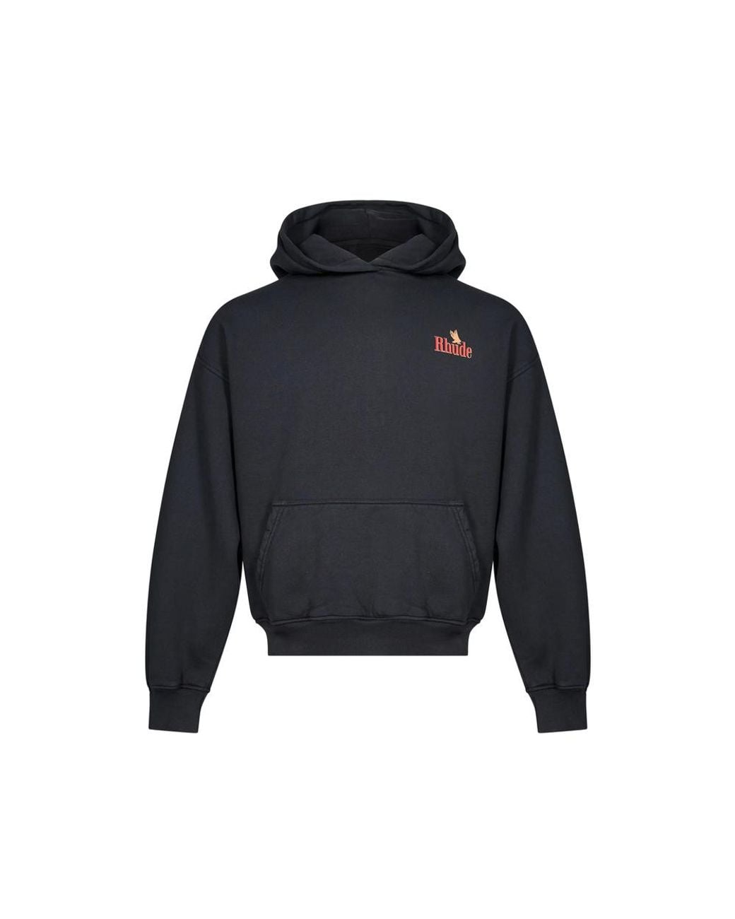 R H U D E © Blue American Spirit Eagle-Print Hoodie for men