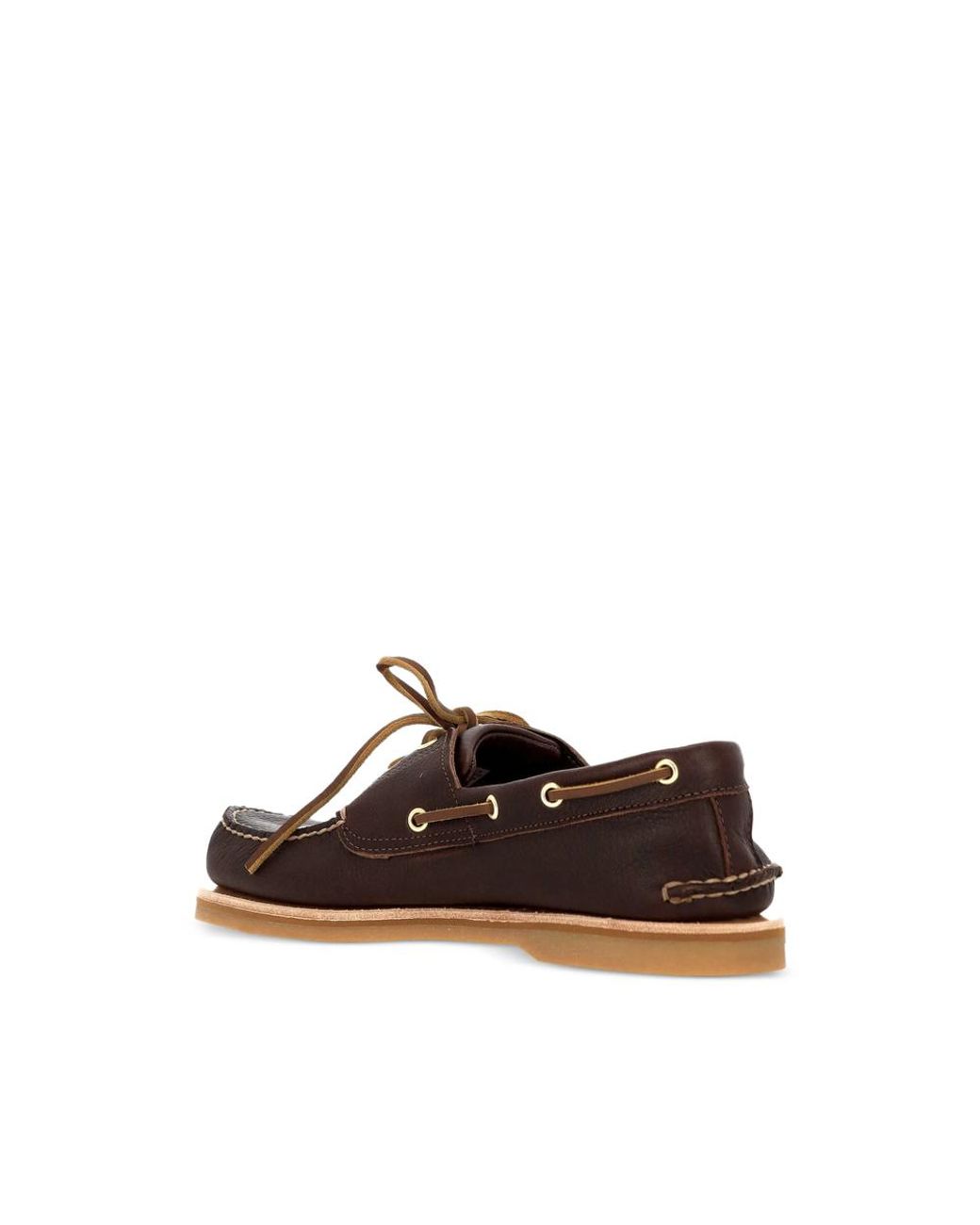 Timberland Brown Boat Shoes Leather for men