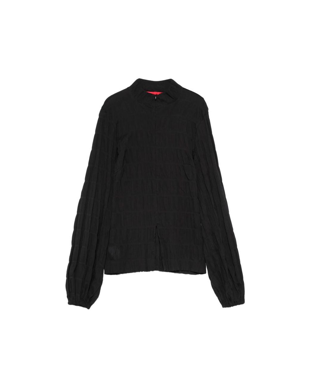 Thelatest Black Dalila Textured Blouse