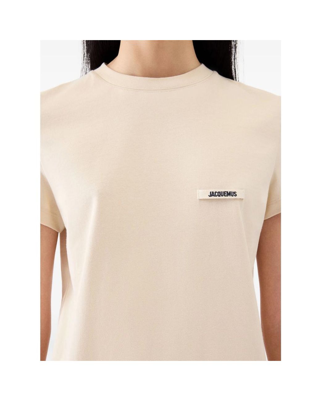 Jacquemus Natural Le Gros Grain T-Shirt