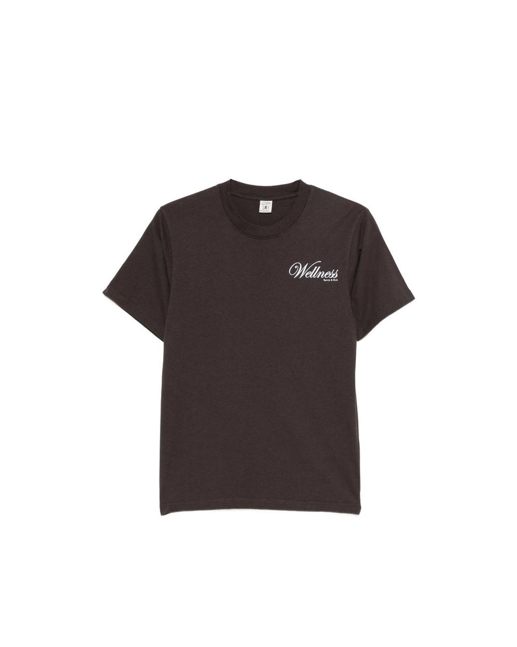 Sporty & Rich Black Soho Cotton T-Shirt