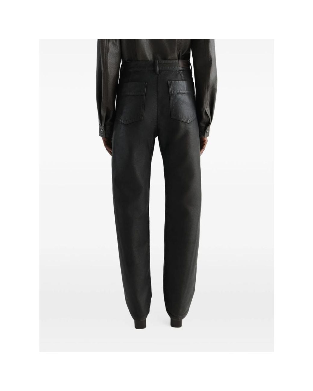 Lemaire Gray Flared Five-Pocket Pants