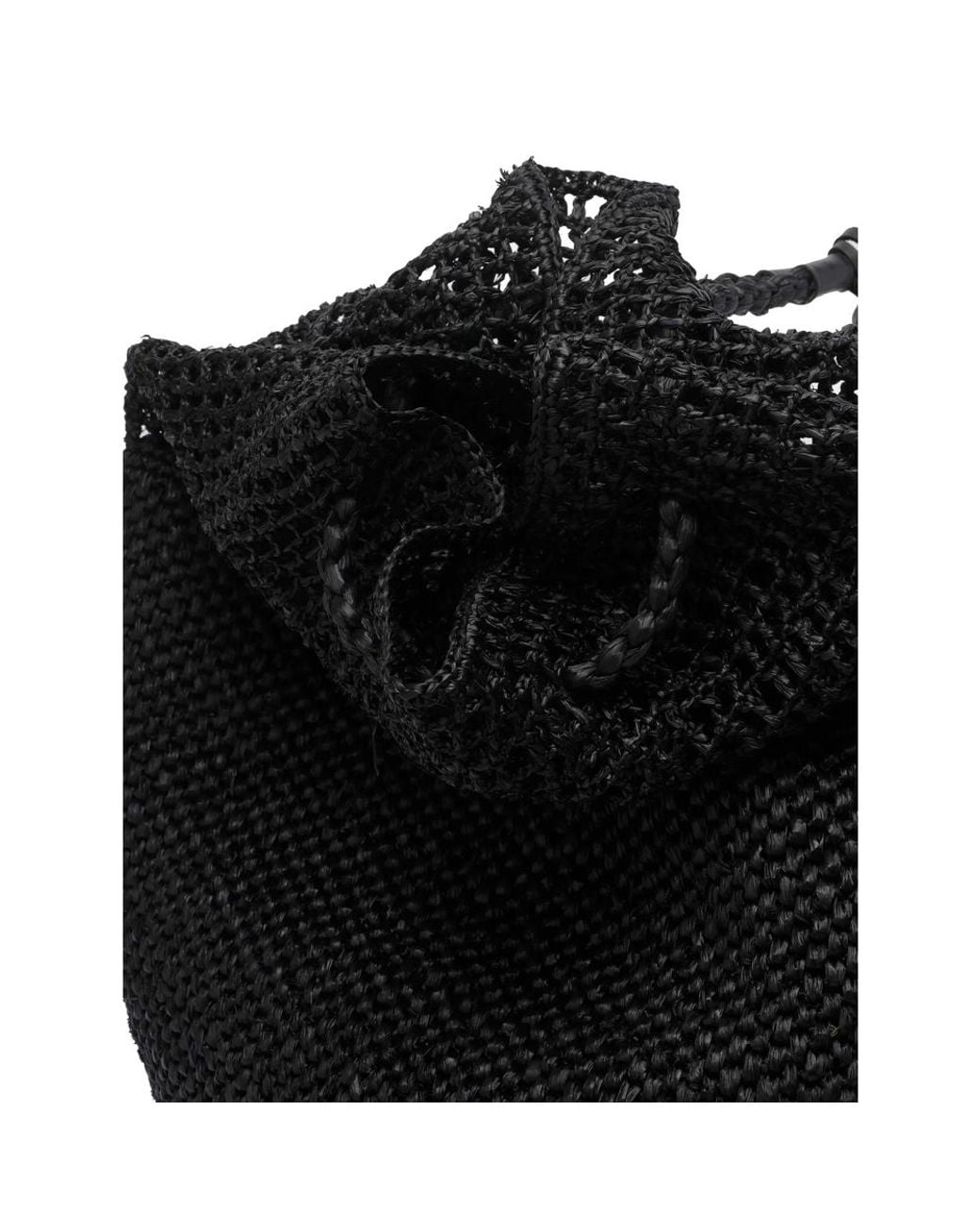 IBELIV Black Sail Coulisse-Closure Bucket Bag