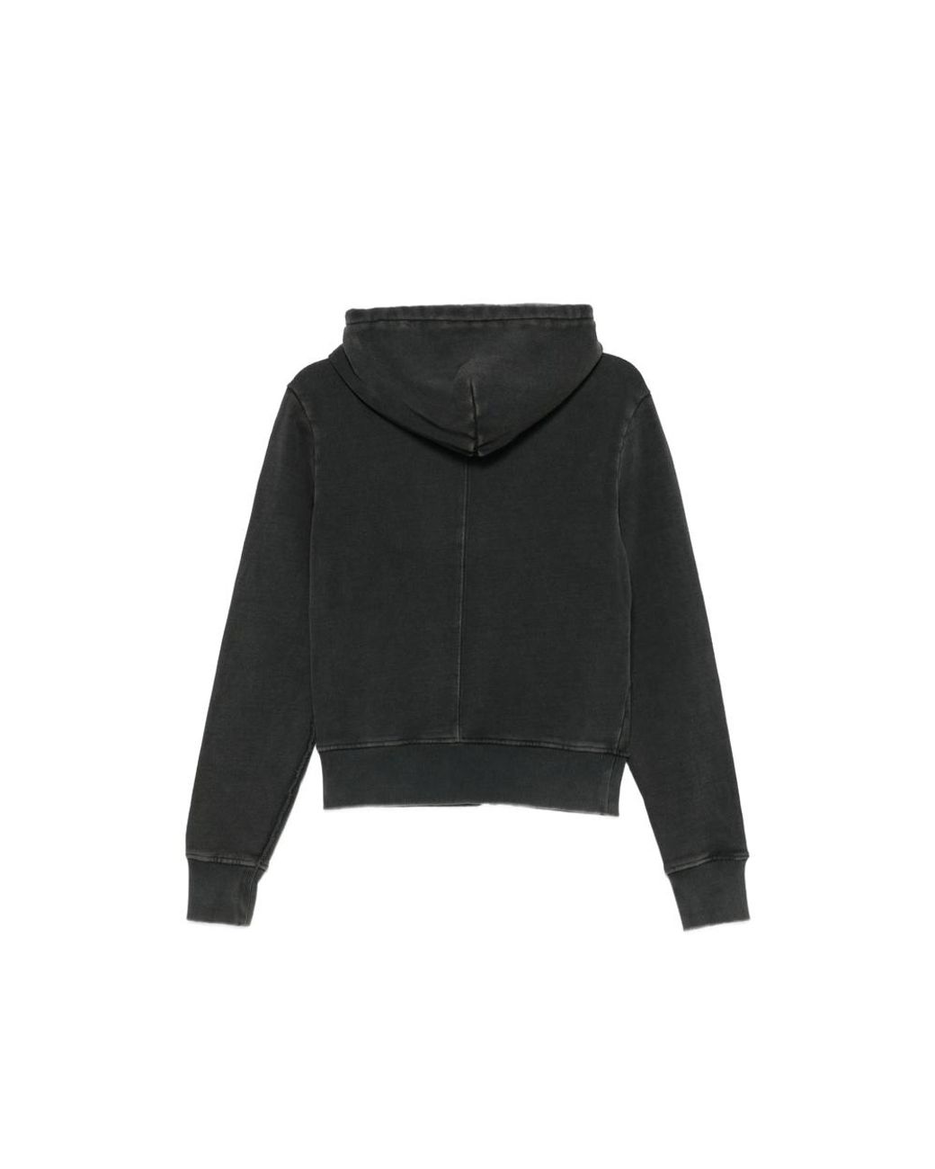 Entire studios Black Slim Zip-Up Hoodie for men