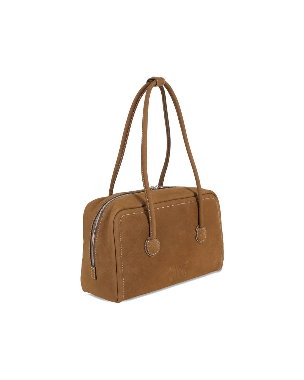 MARGE SHERWOOD Brown Logo Shoulder Bag