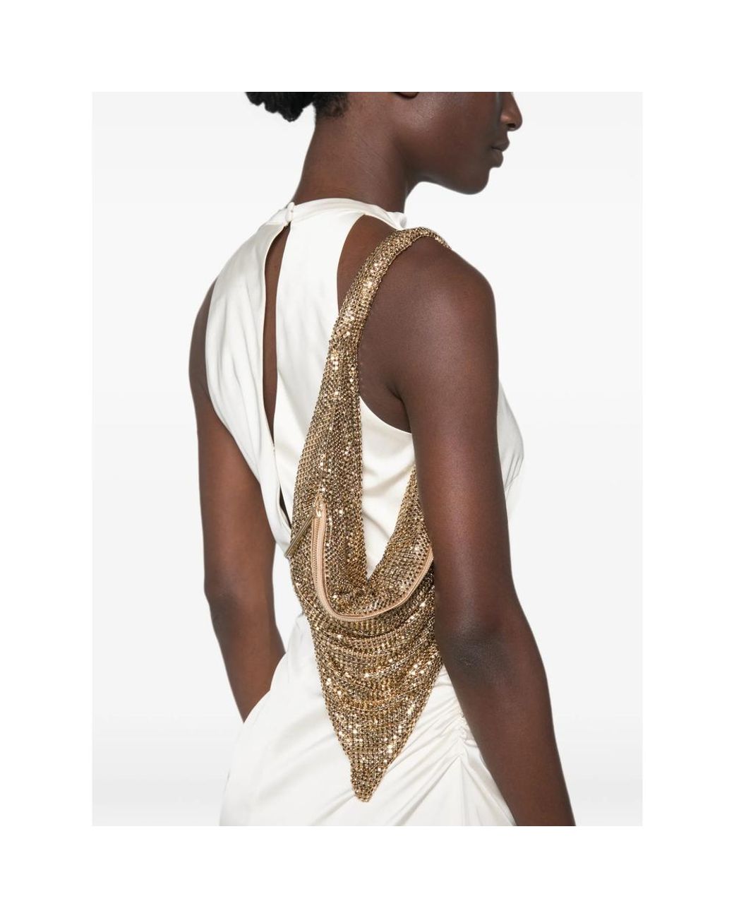Benedetta Bruzziches Metallic Ursula Shoulder Bag