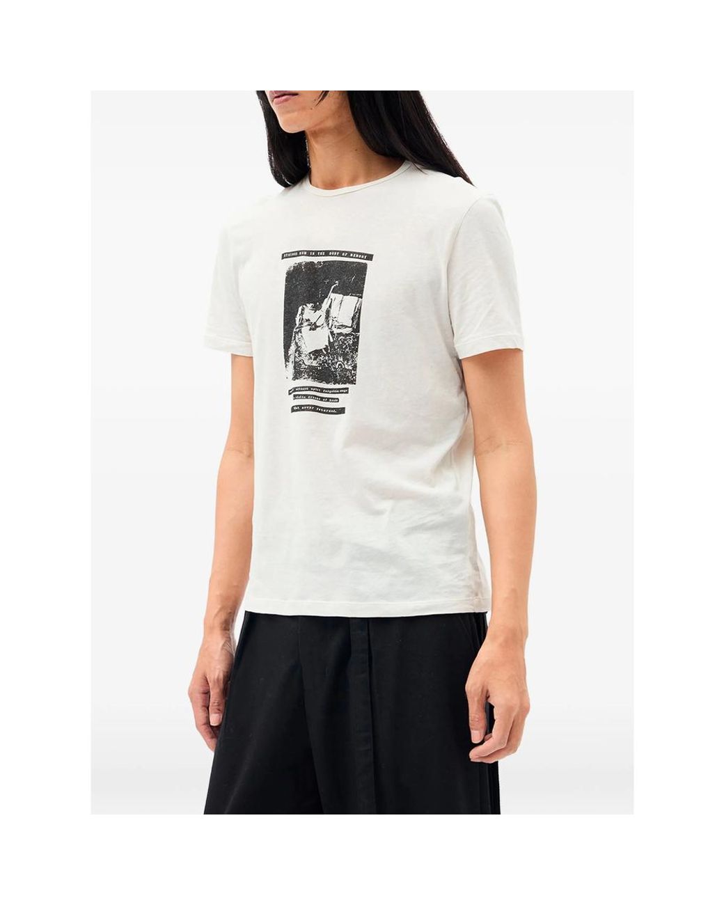 Ann Demeulemeester White T-Shirts & Vests for men