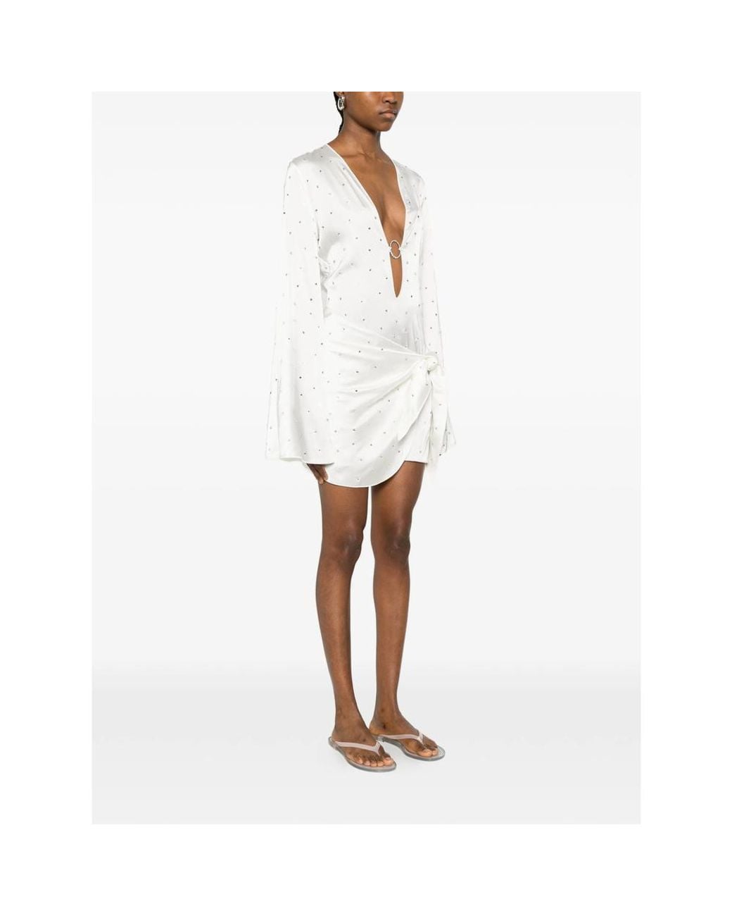Oseree White Beach Cover-Up Wrap
