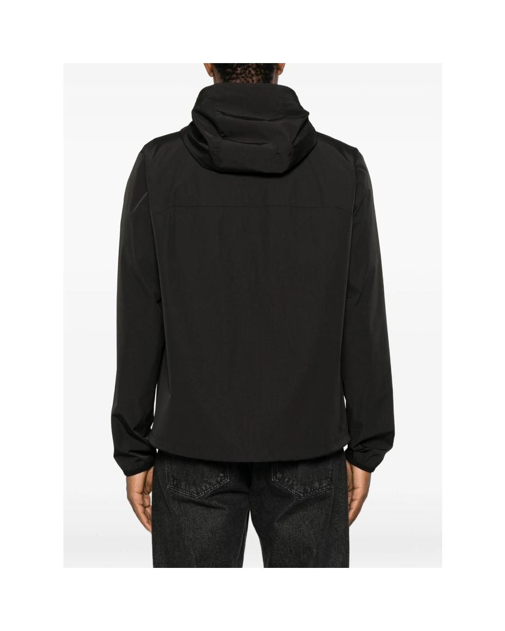 Boss Black Hooded Zip-Up Jacket for men