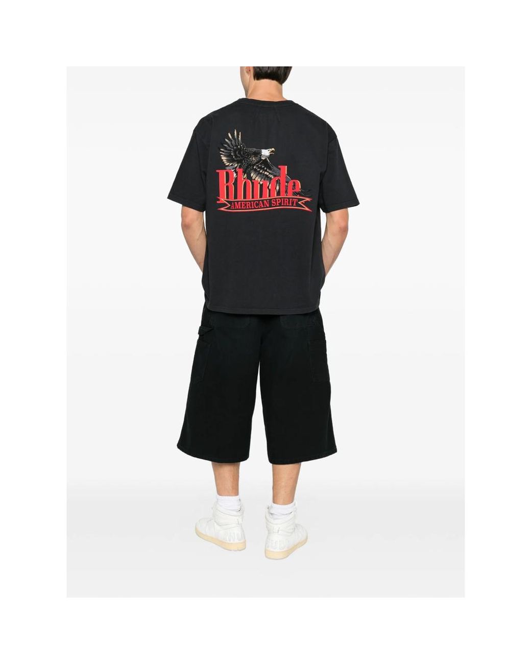 R H U D E © Black American Spirit Pocket T-Shirt for men