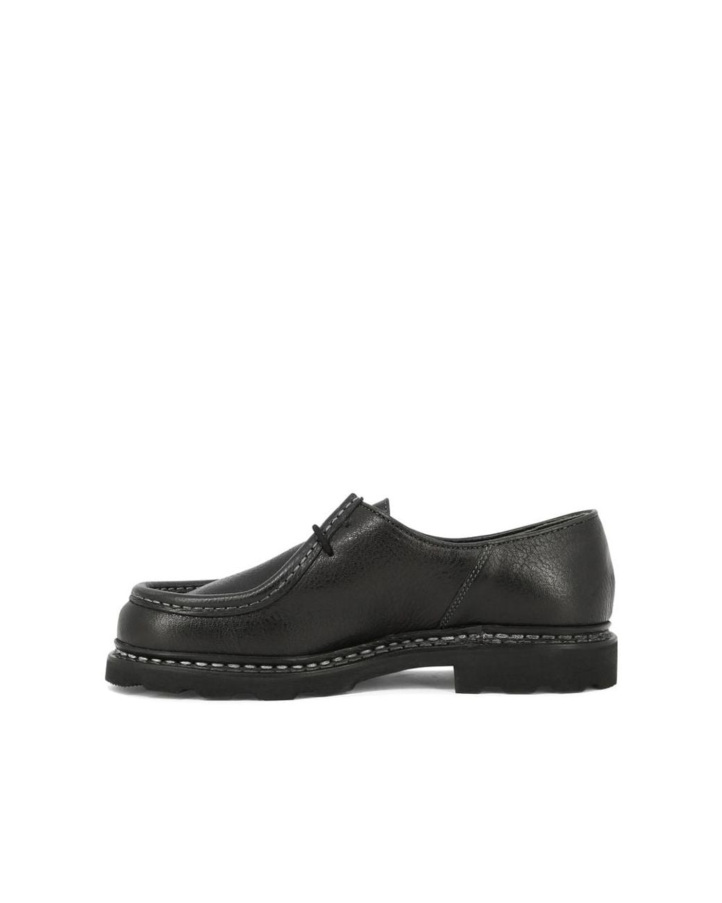 Paraboot Black Michael Leather Loafers for men