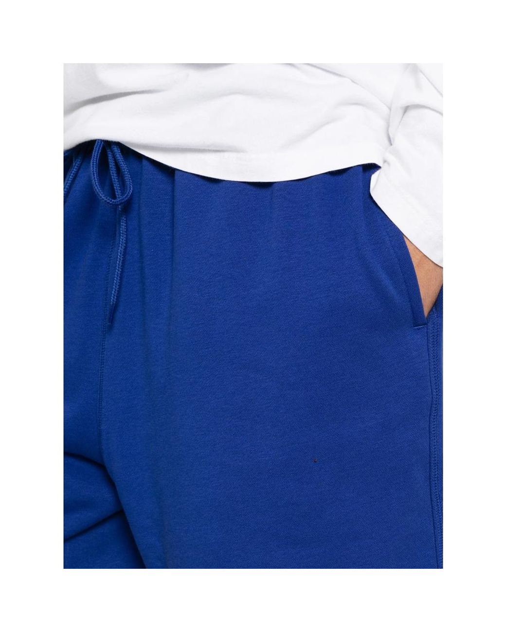 Nike Blue French Terry Flow Shorts for men