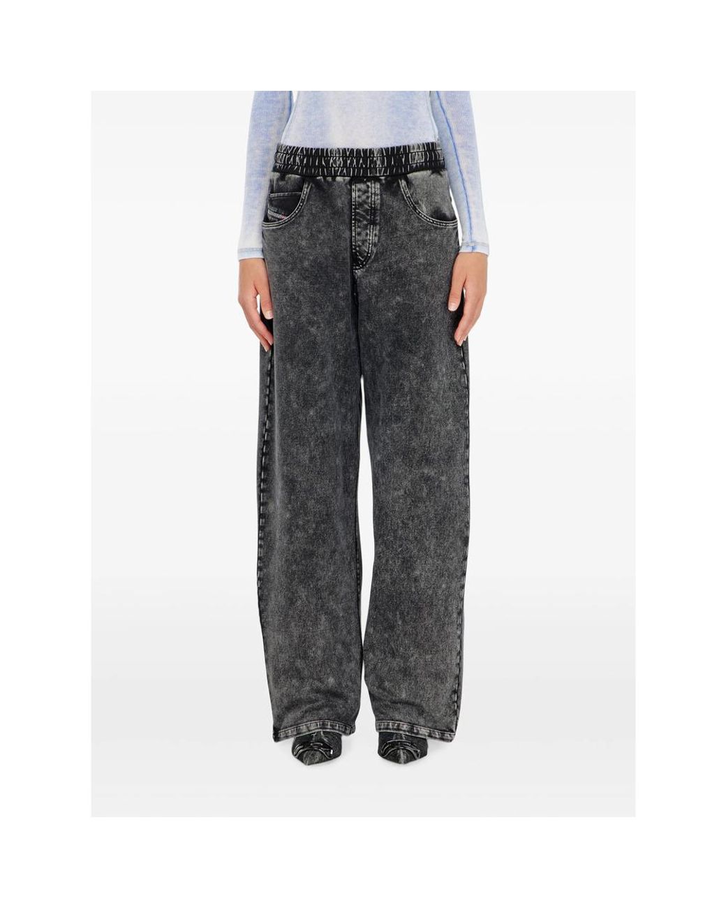 DIESEL Gray Trousers