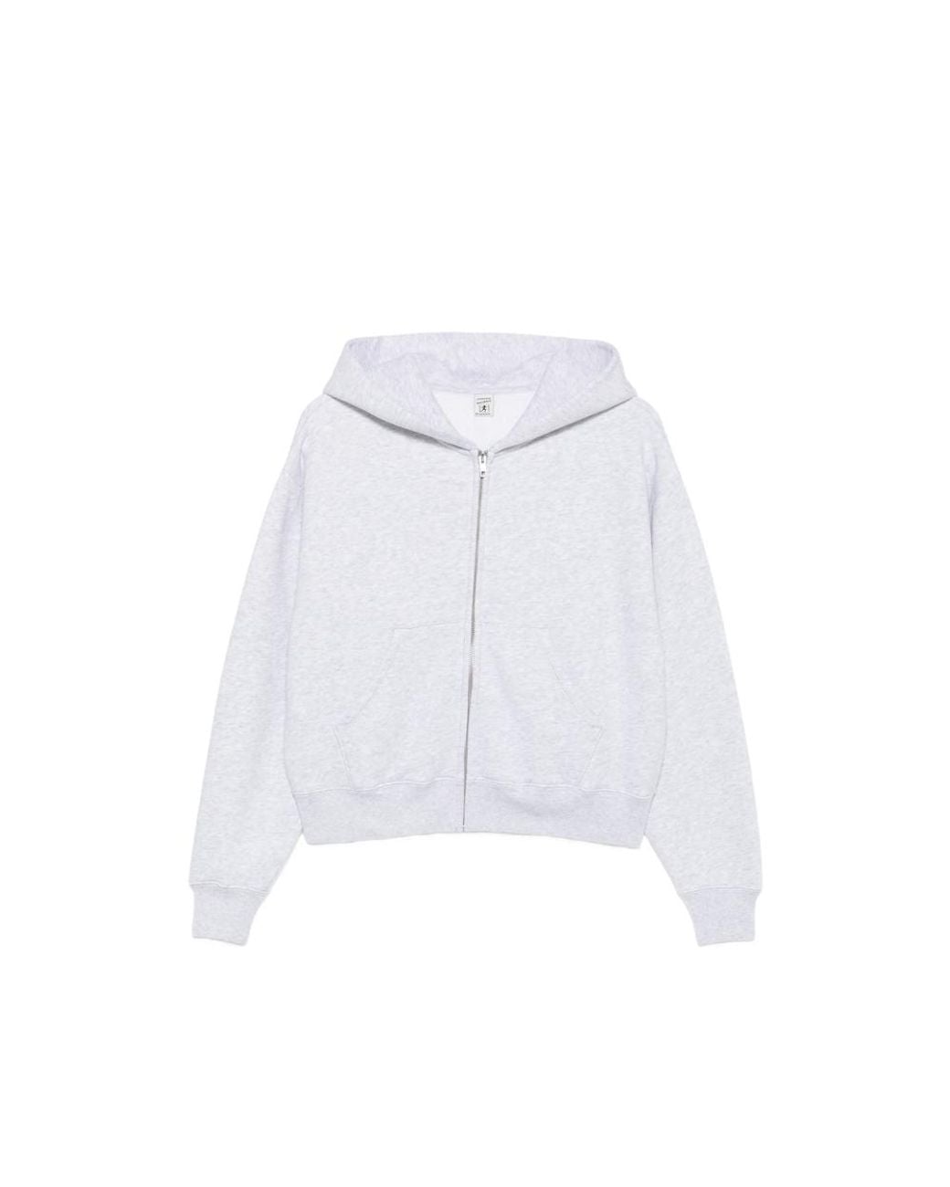 Sporty & Rich White Zip-Up Hoodie