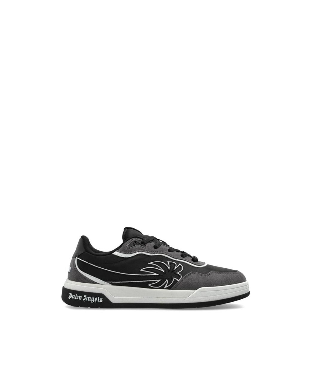 Palm Angels Black Palm Tennis Sneakers for men