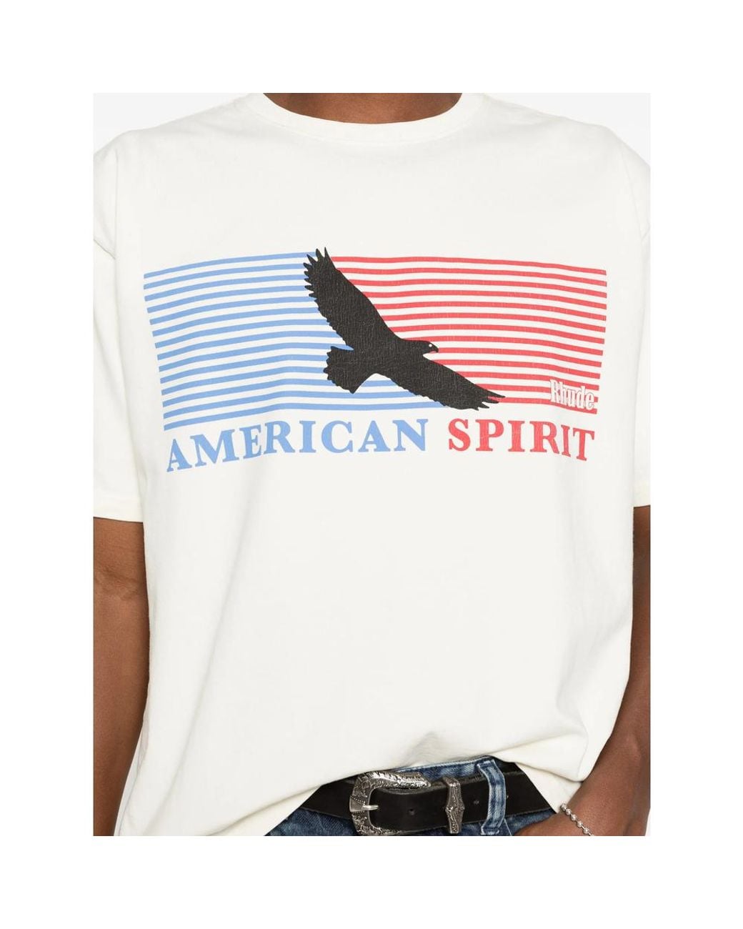 Rhude White Neutrals T-Shirts & Vests for men