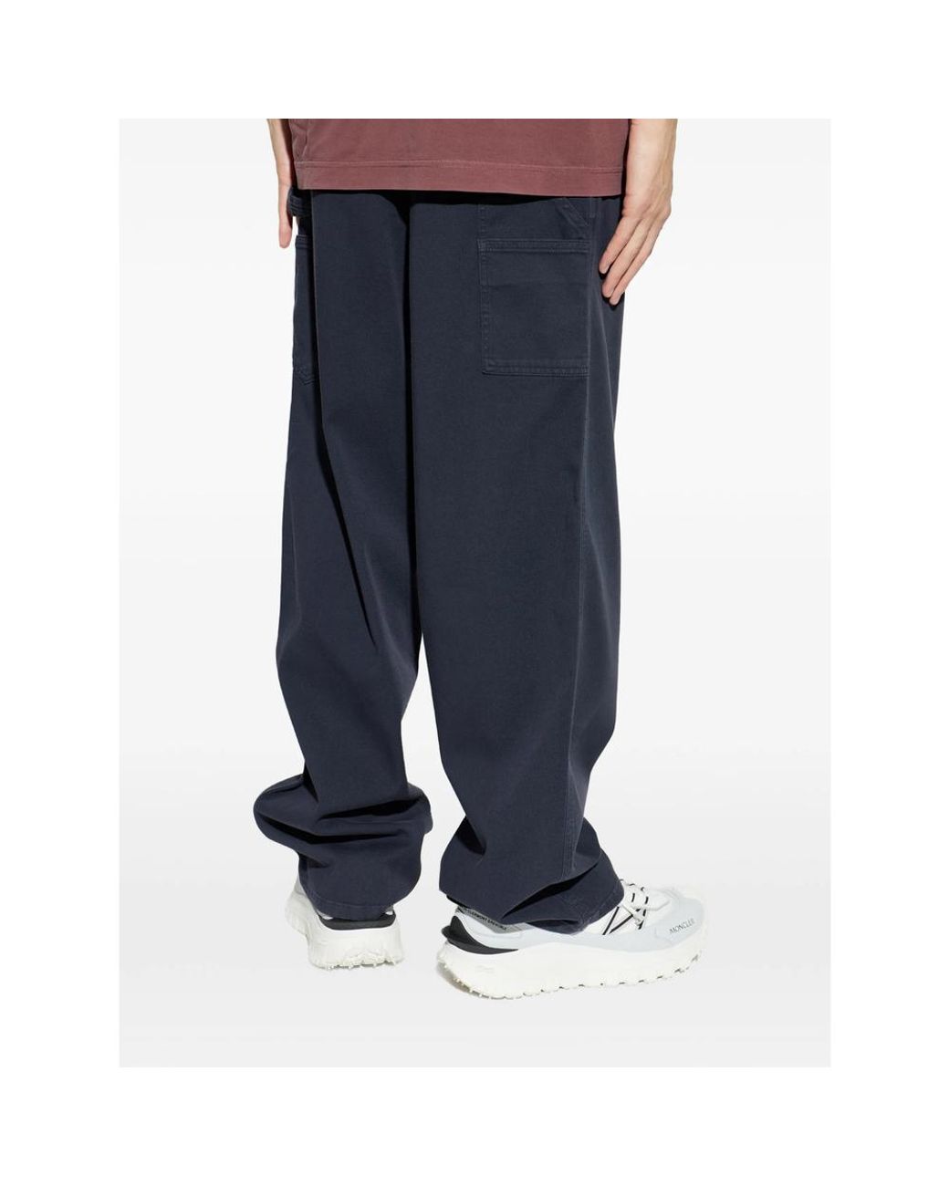 Moncler Blue Pant for men