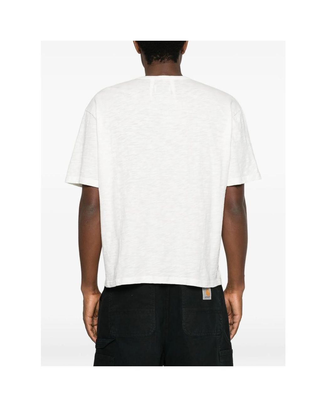 R H U D E © White Graphic-Print T-Shirt for men