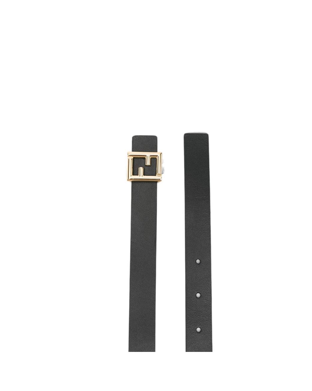 Fendi Black Belts