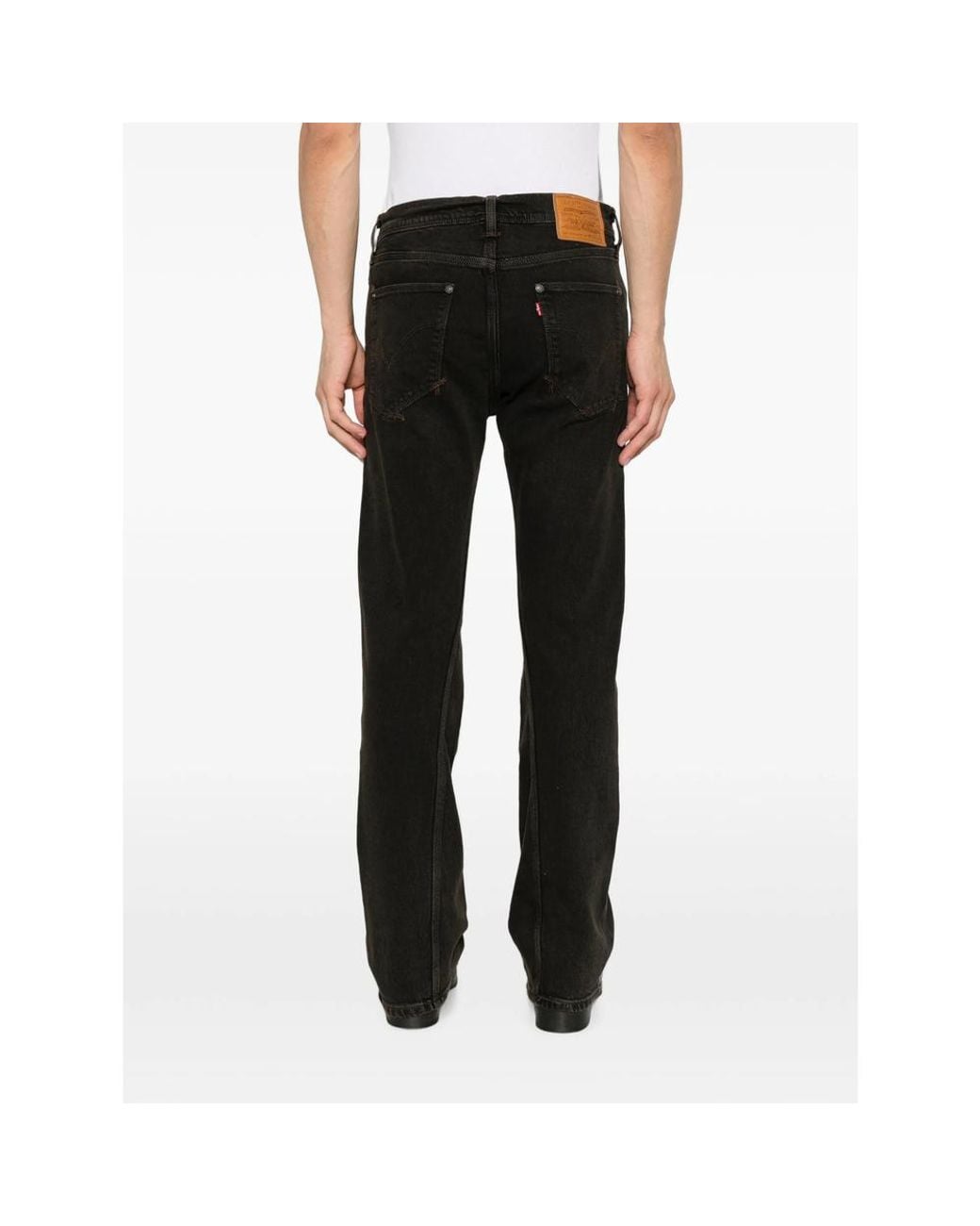 Levi's Black Twisted Slim Kick Flare Jeans for men