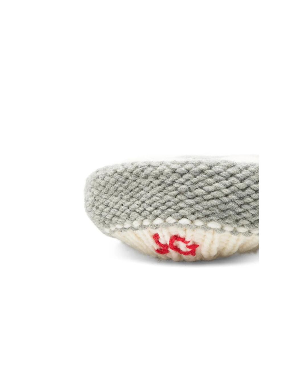 Stine Goya White Chunky-Knit Beret