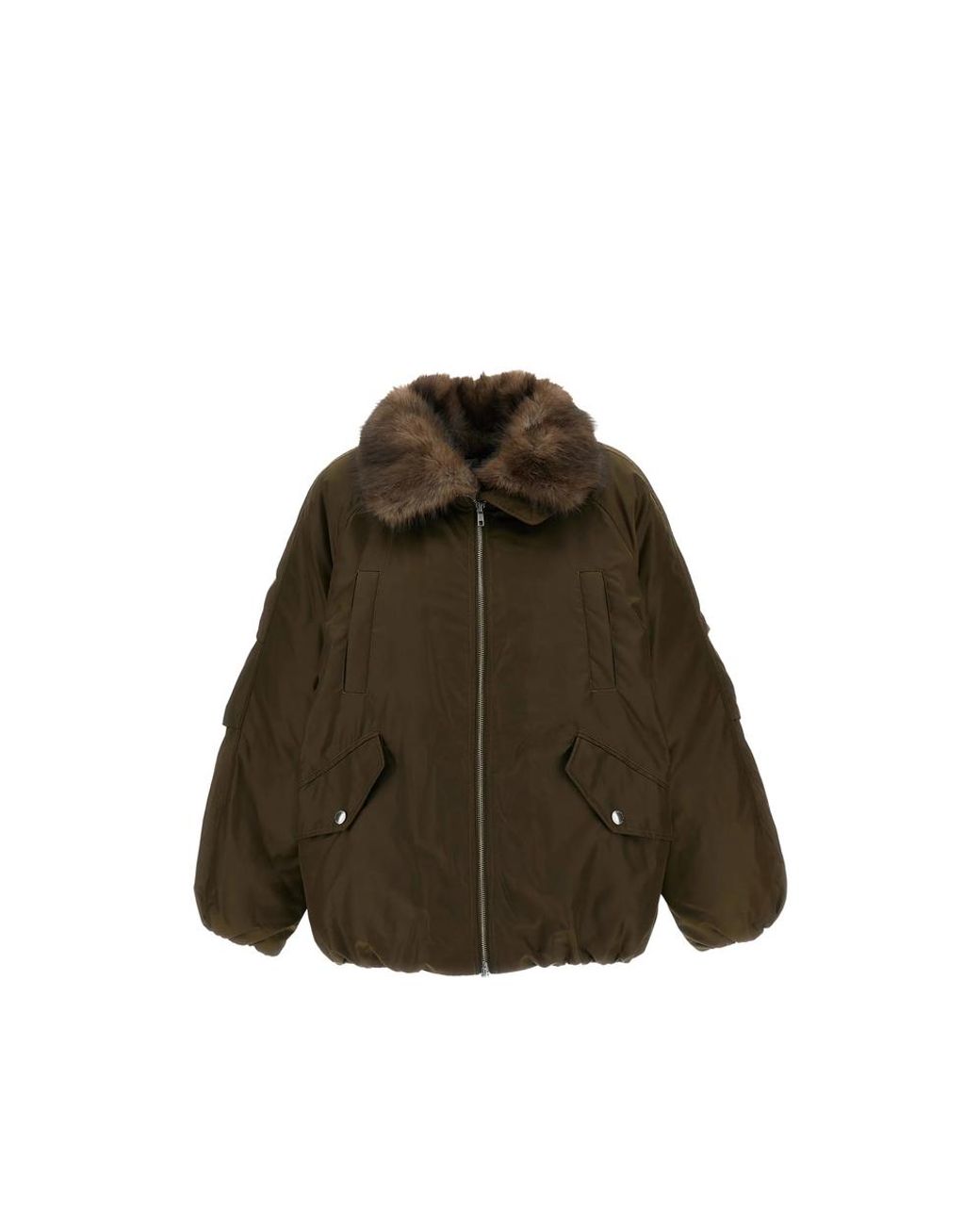 STAND Green Thilda Padded Jacket