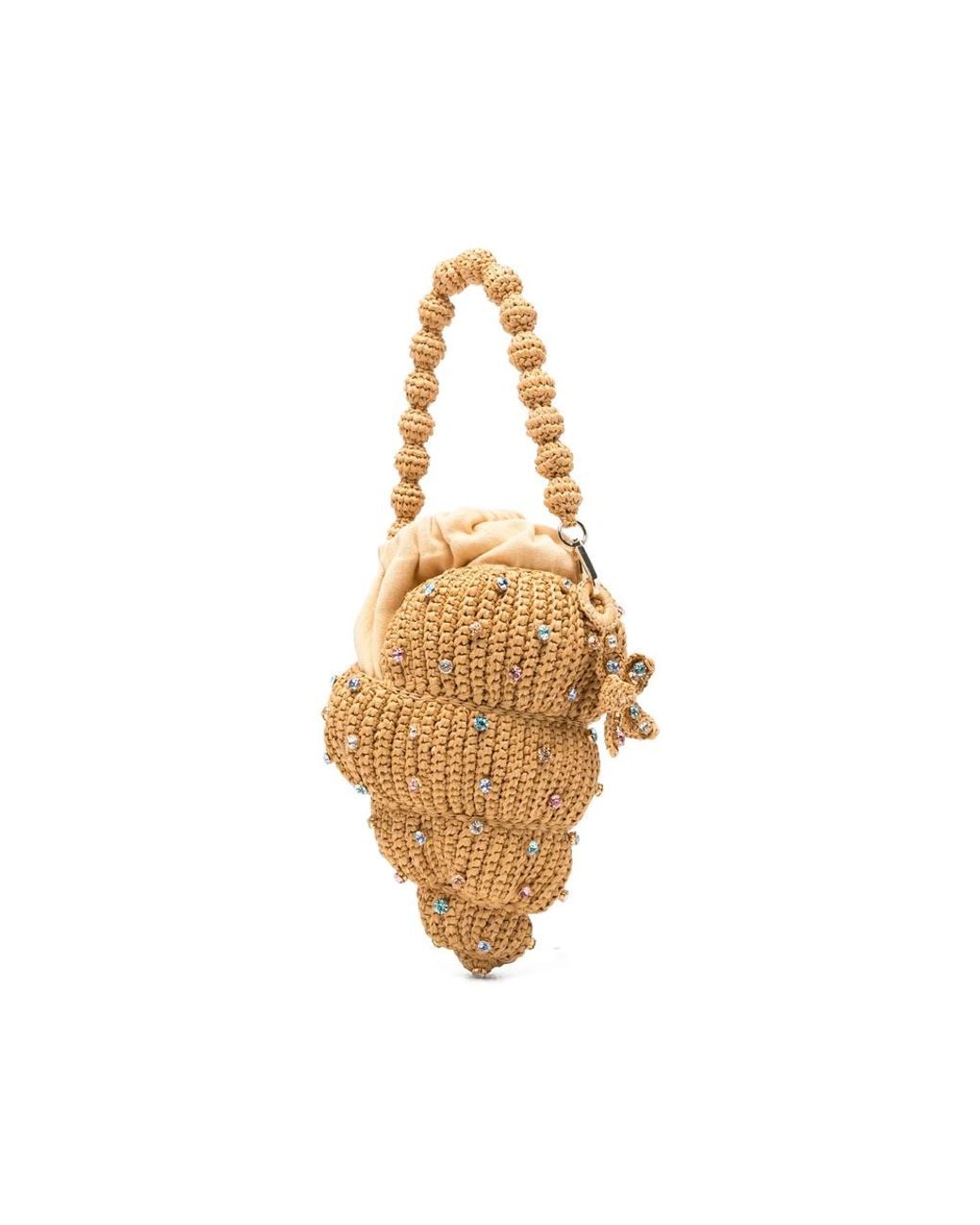 L'ALINGI Metallic Crystal-Embellished Tote Bag