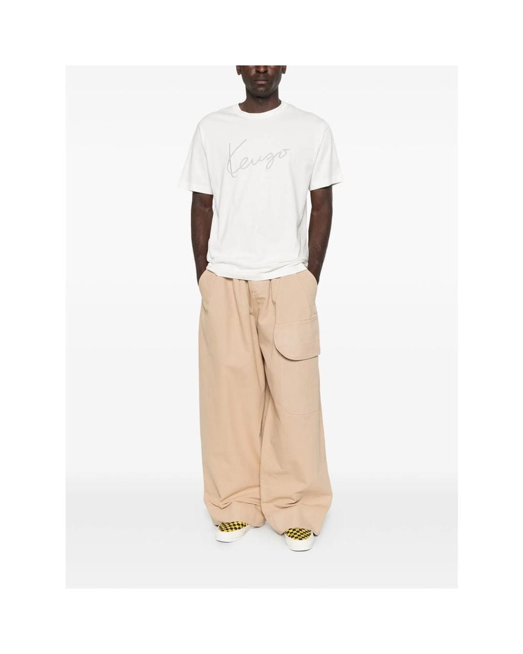 KENZO White T-Shirts & Vests for men