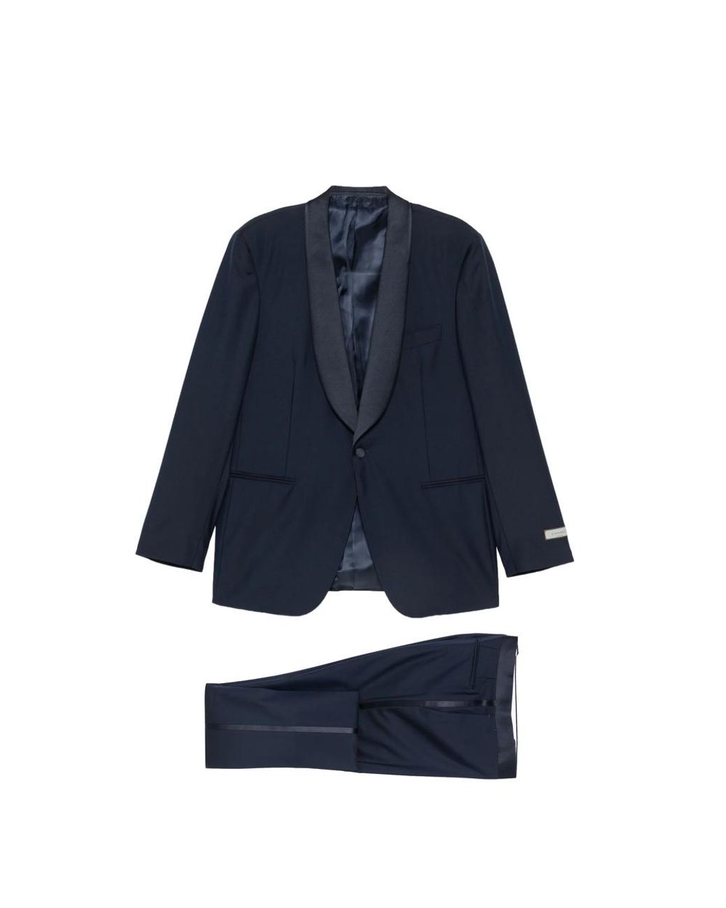 Canali Blue Suit Wool for men