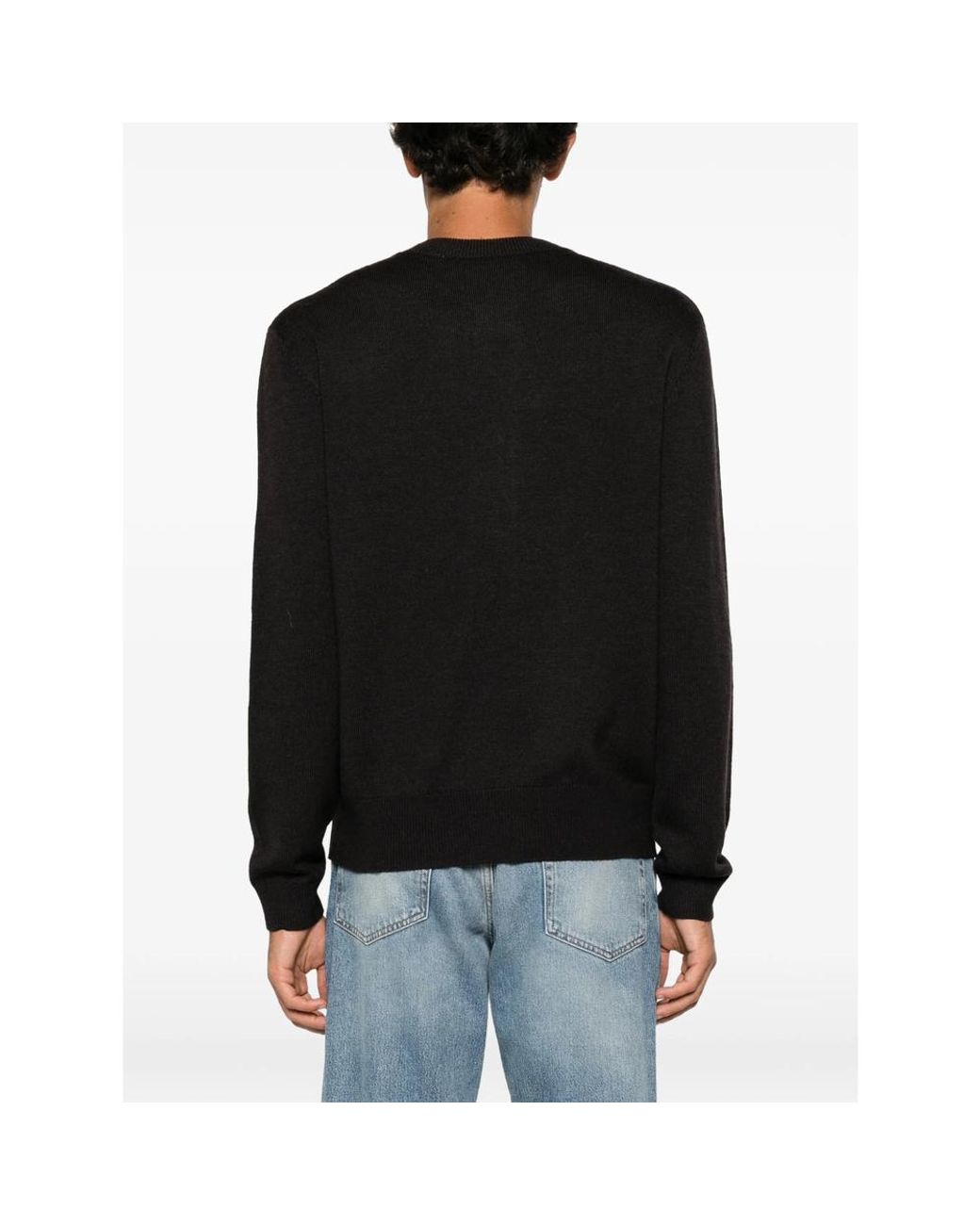sunflower Black Button-Up Cardigan for men