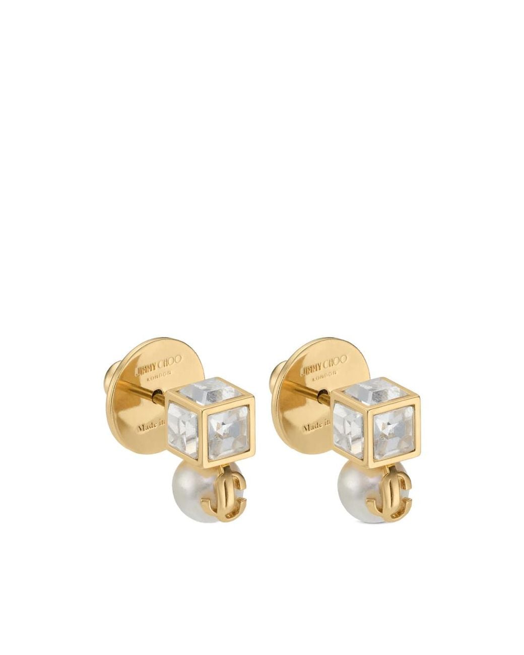Jimmy Choo Metallic Earrings