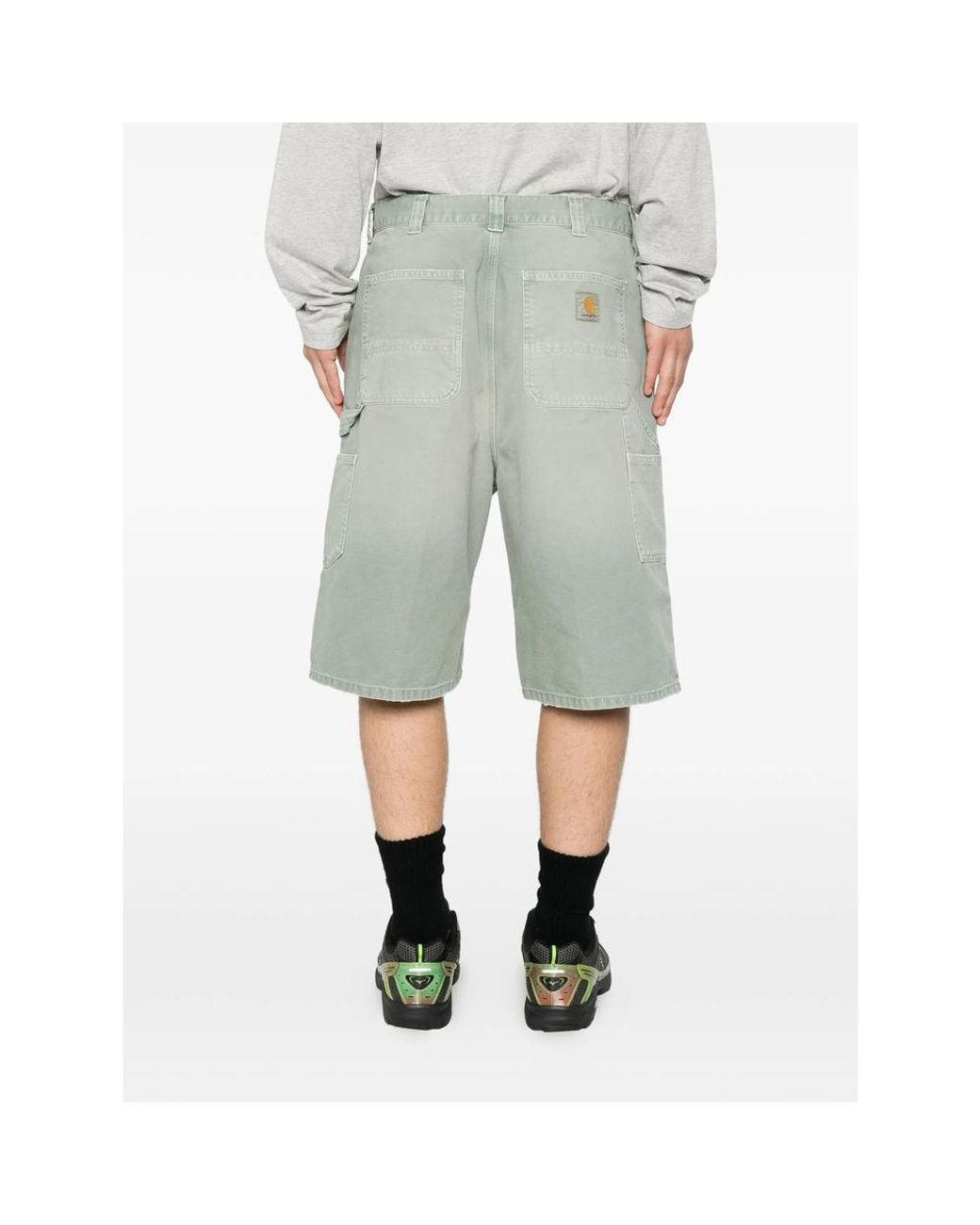 Carhartt Gray Double-Knee Shorts for men