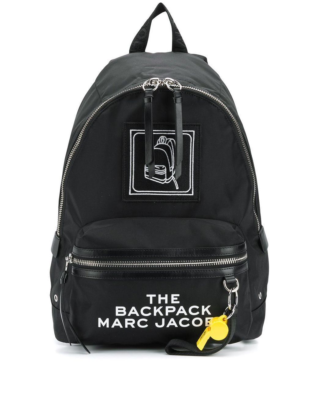 Marc Jacobs Large Logo-print Backpack in Black - Lyst