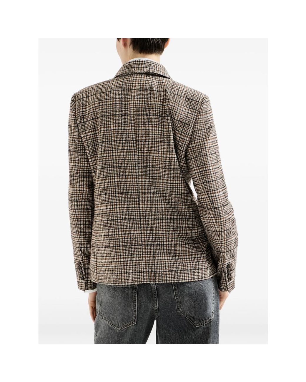 Brunello Cucinelli Brown Jacket Wool-Alpaca