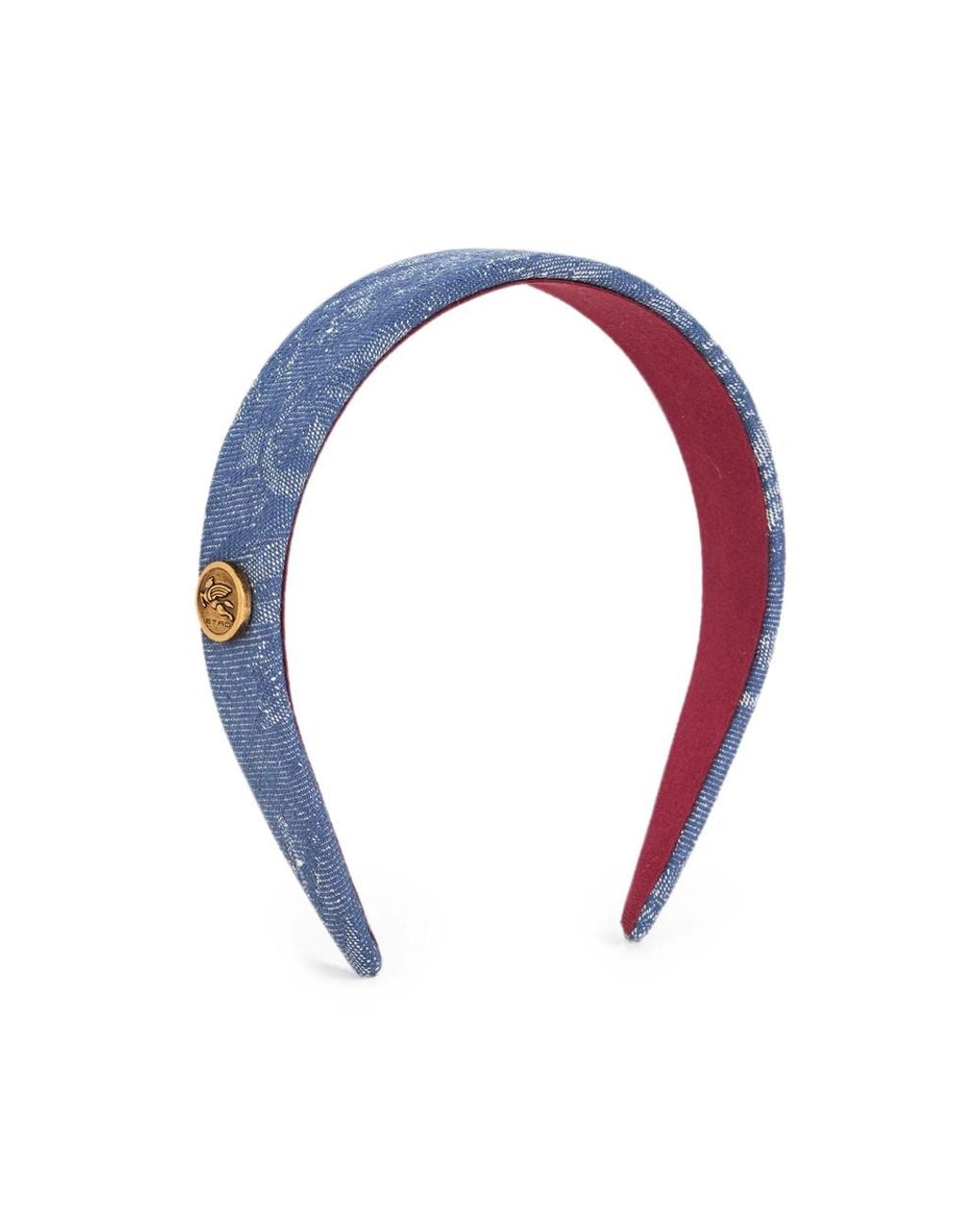 Etro Blue Hair Accessories